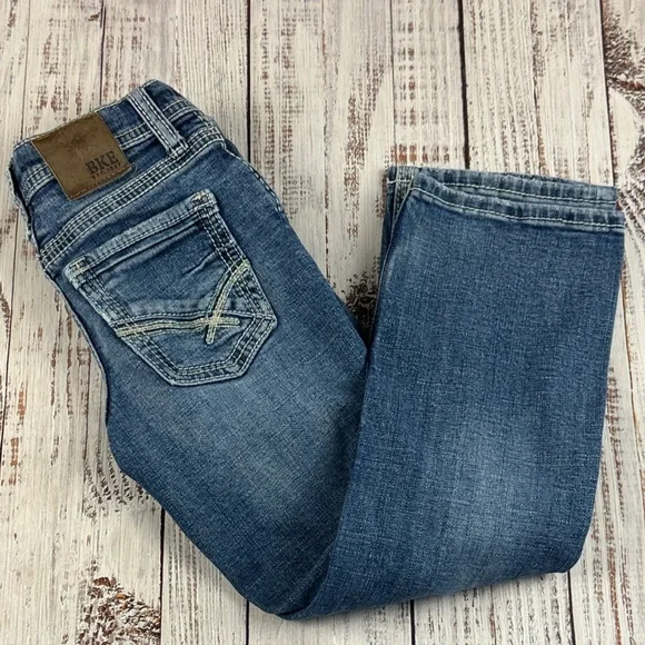BKE “ CONNER” boot cut leg blue jeans  size 6 - Picture 13 of 14